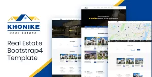 Khonike - Real Estate Bootstrap 5 Template