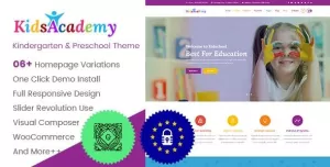 KidsAcademy - Kids, Kindergarten & Preschool WordPress Theme