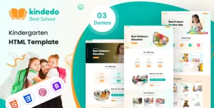 Kindedo - Kindergarten & School HTML5 Template + RTL