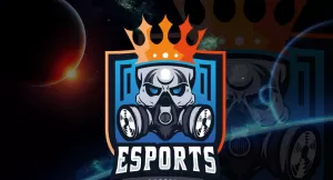 King Skull Professional Esport Logo Template