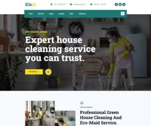 Klein - Cleaning Services Elementor Template Kit