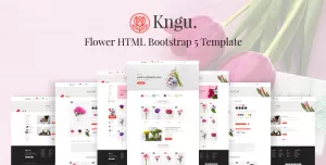 Kngu - Flowers & Florist shop Website Template