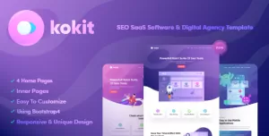 Kokit - SEO SaaS & Digital Agency Template