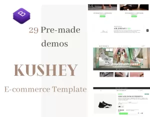 Kushey - Bootstrap 4 Fashion Store Theme - TemplateMonster