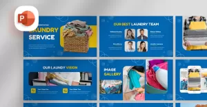 Laundry Service PowerPoint Template