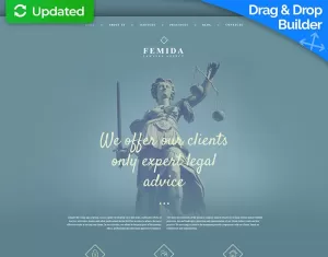 Law Firm Moto CMS 3 Template