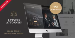 Lawyer Attorneys - Law Firm Office WordPress Theme