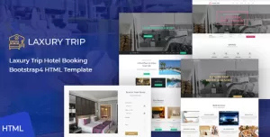 Laxury Trip - Hotel Booking HTML Template