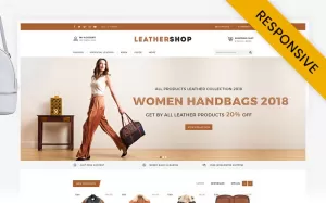 Leather Shop OpenCart Responsive Template - TemplateMonster