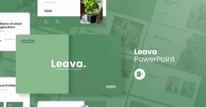 Leava - Agriculture PowerPoint Template - TemplateMonster