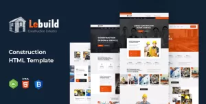 Lebuild - Construction Industry Company HTML Template