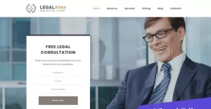 LegalAlien - Immigration Lawyer Moto CMS 3 Template