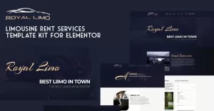 Limousine Rent Services Template Kit - Royal Limo Elementor Kit