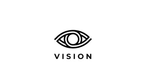 Linear Vision Eye Logo Template
