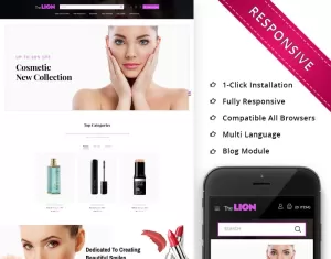 Lion Cosmetic - Beauty Store PrestaShop Theme