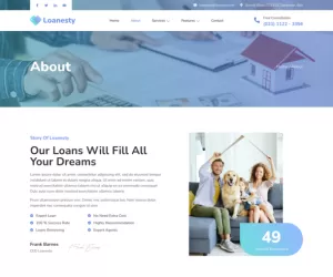 Loanesty – Loan Company & Banking Elementor Template Kit