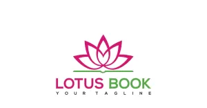 Lotus Book - F Letter Logo Template