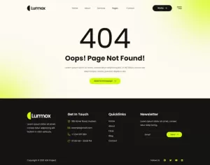 Lummox - Creative Agency Elementor Template Kit