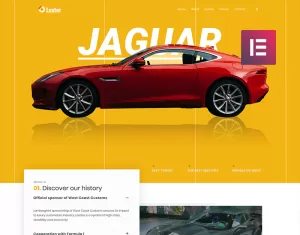 Luxor - Car Tuning WordPress Elementor Theme