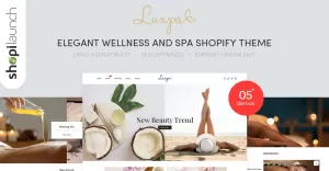 Luxpa - Elegant Wellness & Spa Shopify Theme