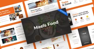 Maels Food Culinary Keynote Template - TemplateMonster