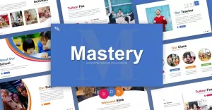 Mastery Education Presentation PowerPoint template
