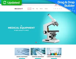 Med Kit - Medical Equipment MotoCMS Ecommerce Template