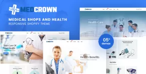 Medcrown - Medical Responsive Shopify Theme