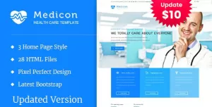 Medicon - Health and Medical HTML Template