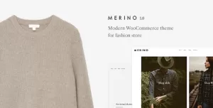 Merino  Modern WooCommerce shop theme for fashion store
