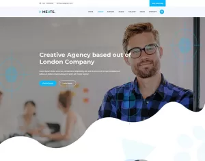 Meuts Corporate PSD Template