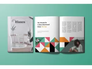 MG16 Blanco Magazine Template