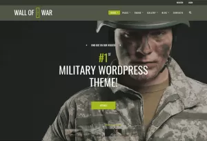 Military Service & Veterans WP Theme