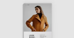Minimal Fashion Lookbook Magazine Templates - TemplateMonster