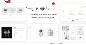 Minimau - Minimal Creative Portfolio HTML Template