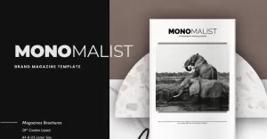 MONOMALIST Magazine Template