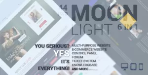 MoonLight Multipurpose/eCommerce PSD Template