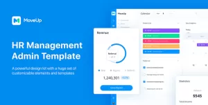MoveUp - HR Management Admin Template for Sketch