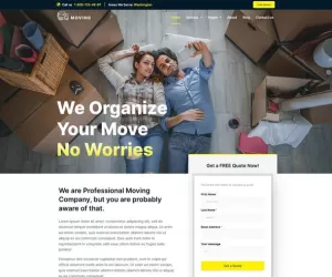 Moving Service - Local Business Elementor Template Kit