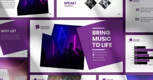 Music Festival Presentation PowerPoint template