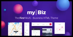 MyBiz - The First Multi-Business & Booking HTML Theme