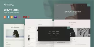 Mykery - Beauty Salon HTML Template