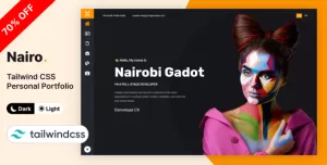 Nairo – Tailwind CSS Personal Portfolio