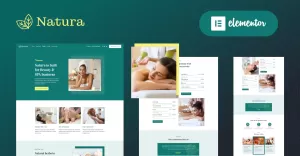 Natura - Beauty & Spa Massage Salon Elementor WordPress Theme