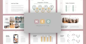 Neo Creative Business Keynote Template - TemplateMonster
