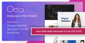 Octa - Creative Agency, Portfolio and Multipurpose HTML Template
