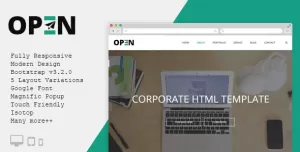 Open - Responsive Corporate and Business Template