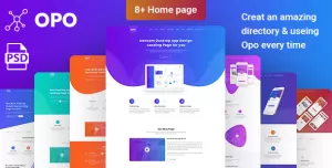 Opo - App PSD Template