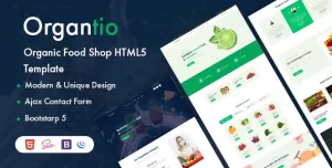 Organtio - Grocery and Organic Food Shop HTML Template