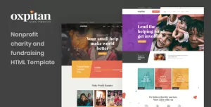 Oxpitan - Nonprofit Charity and Fundraising HTML5 Template